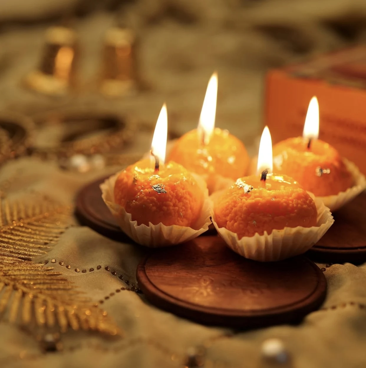 Festive Celebration Ladoo Candles